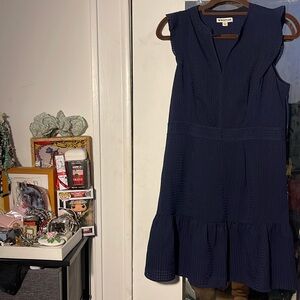 Super Pretty Whistles navy blue dress